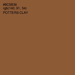 #8C5B36 - Potters Clay Color Image